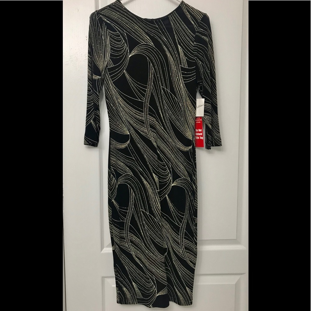 ELEGANT BLACK DRESS.